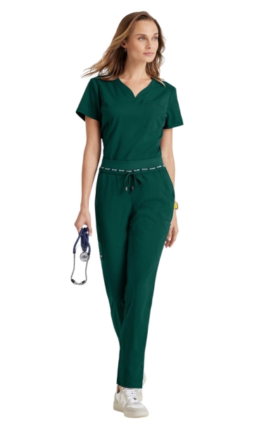 Halat medical Grey's Anatomy by Barco - Capri | Hunter Green - Img 3