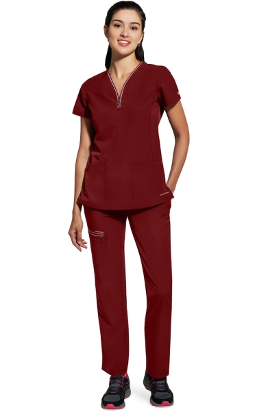 Halat Medical Healing Hands Sonia - 360 | Garnet Red - Img 2