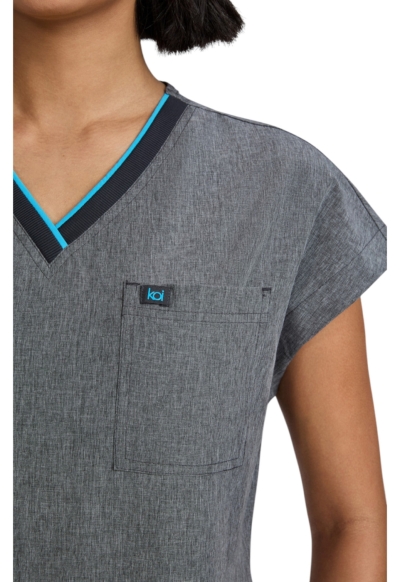 Halat Medical Koi Happiness McKenna - Basics | Heather Grey/Electric Blue - Img 3