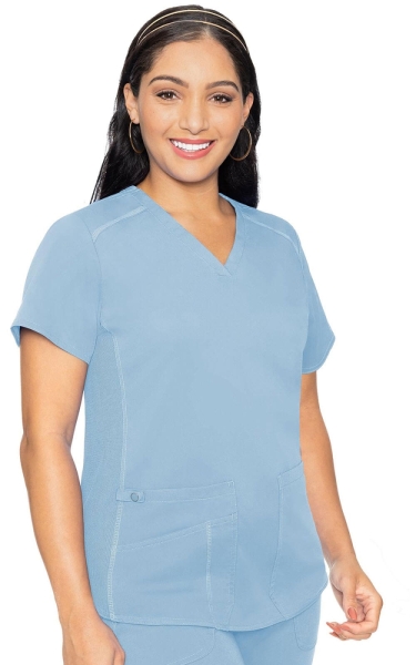 Halat Medical Shirttail Med Couture - Mc Touch | Periwinkle - Img 1