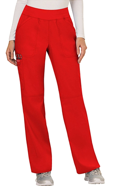 Pantaloni Medicali Cherokee cu Talie Elastică - WW Revolution | Red - Img 1