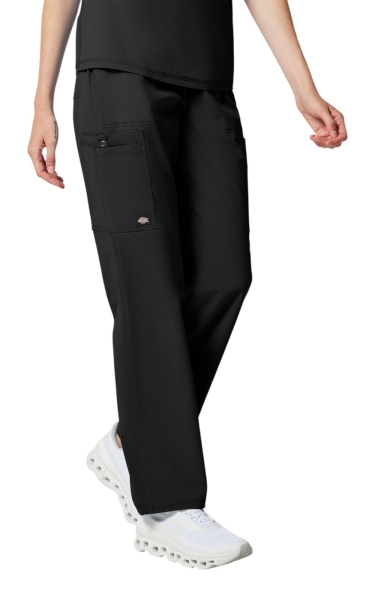 Pantaloni Medicali Damă Dickies FORGE - Straight Leg Cargo | Black - Img 5