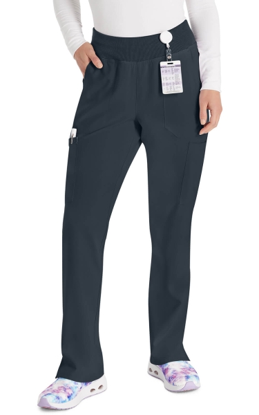 Pantaloni Medicali Dickies cu Talie Elastică - EDS Essentials | Pewter - Img 1