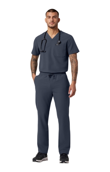 Pantaloni Medicali Jaanuu UltraLAST cu Barieră Fluidă – Rhodes | Carbon Gray - Img 6