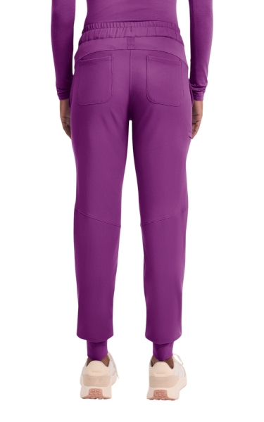 Pantaloni Medicali Jogger Healing Hands Naya - 360 | Plum Violet - Img 2