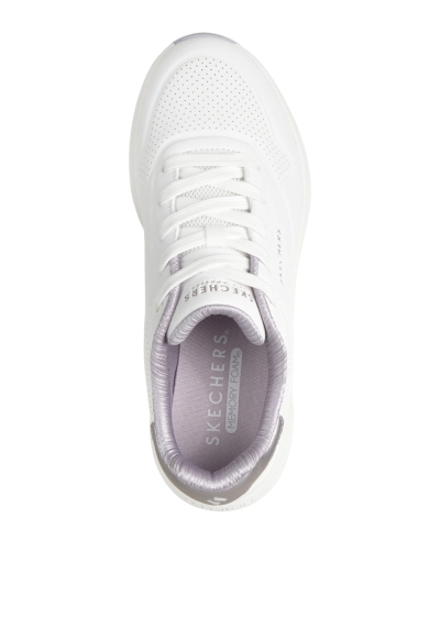 Pantofi Dama Skechers - UNO Lite 2 | White/Lavender - Img 4