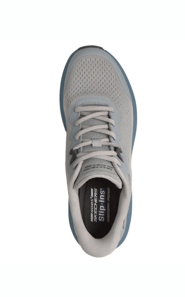 Pantofi Skechers Slip-Ins - Bobs Skillz | Gray / Blue - Img 2