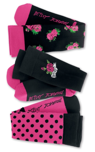 Set 3 Perechi Ciorapi Compresivi 15-20 MmHg Betsey Johnson by koi Happiness | Playful Patterns - Img 1