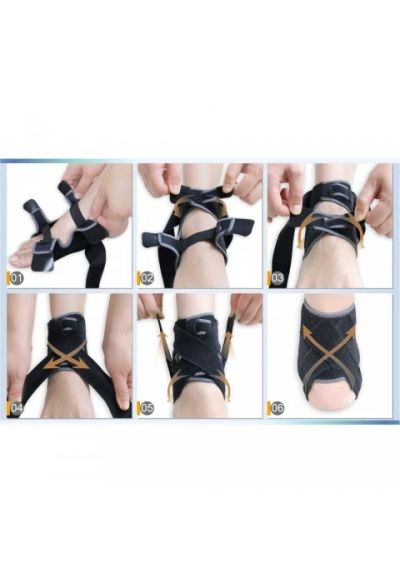 Stabilizator reglabil din silicon pentru glezna - Img 2