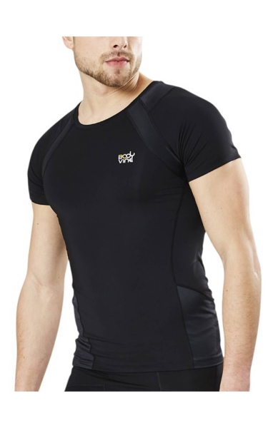 Tricou compresiv cu efect de răcire - Bodyvine | Grey - Img 3