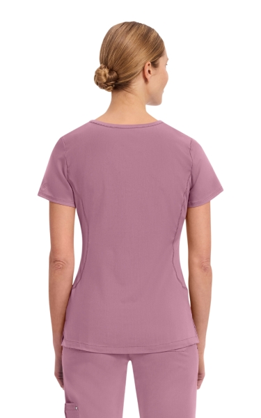 Bluză Medicală Healing Hands Juliet - HH Purple Label | Powder Puff Pink - Img 2
