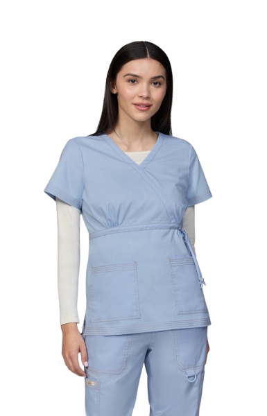 Bluză Medicală Koi Happiness - Katelyn | Glass Blue