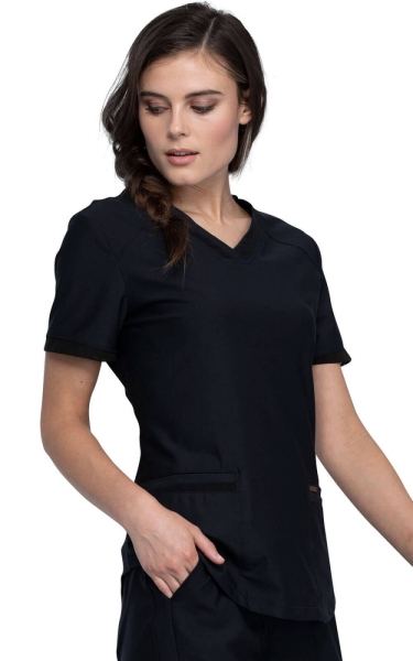 Halat Medical Cambrat Cherokee - Form | Negru - Img 4