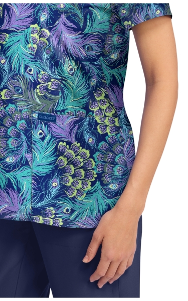 Halat Medical Cherokee - Prints Stretch | Pretty Peacock - Img 7