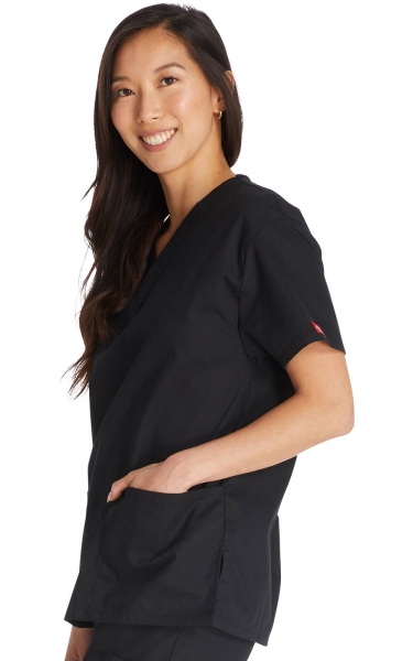 Halat Medical Clasic Dickies - EDS Signature | Negru - Img 3