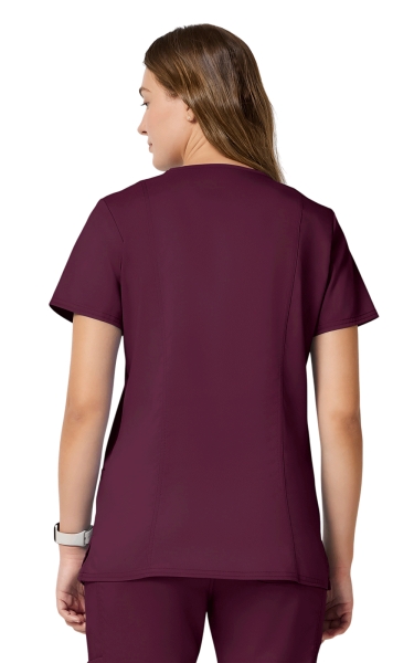 Halat Medical Damă Cherokee - WorkWear Revolution | Wine - Img 3