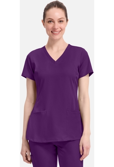 Halat Medical Healing Hands Monica - HH Works | Eggplant - Img 1