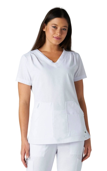 Halat Medical Koi Happiness Sari - Solis | White