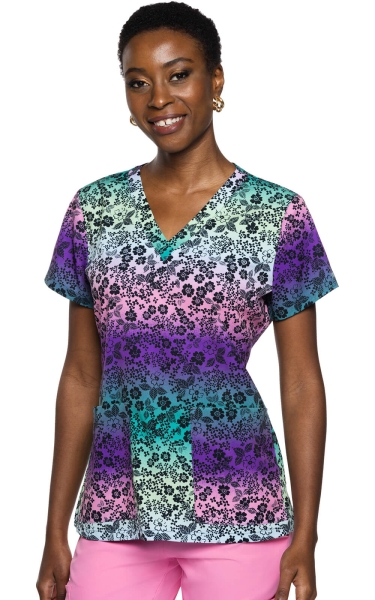 Halat Medical Med Couture - MC Prints | Ombre Garden
