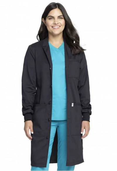 Halat Medical Unisex Antimicrobian - Negru | Cherokee Revolution Tech