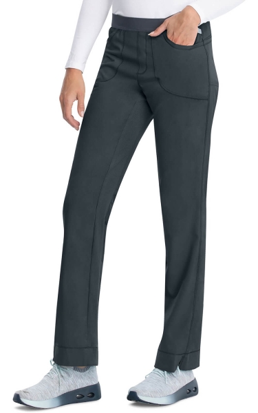 Pantaloni Medicali Antimicrobieni Cherokee PROTX2® Slim cu Talie Joasă - Infinity | Pewter - Img 3