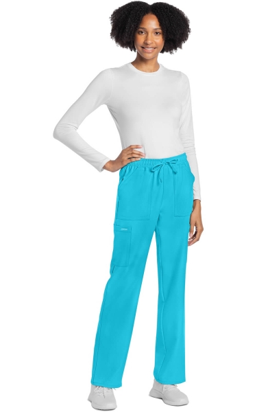 Pantaloni Medicali Antimicrobieni Cherokee PROTX2® - WW Originals Ultra | Turquoise - Img 2