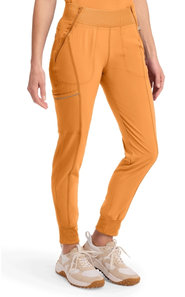Pantaloni Medicali Antimicrobieni Jogger Cherokee PROTX2® - Infinity | Orange Sunrise - Img 3