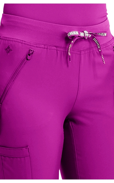 Pantaloni Medicali Drepți Insight - Back to the Fuschia | Med Couture - Img 3
