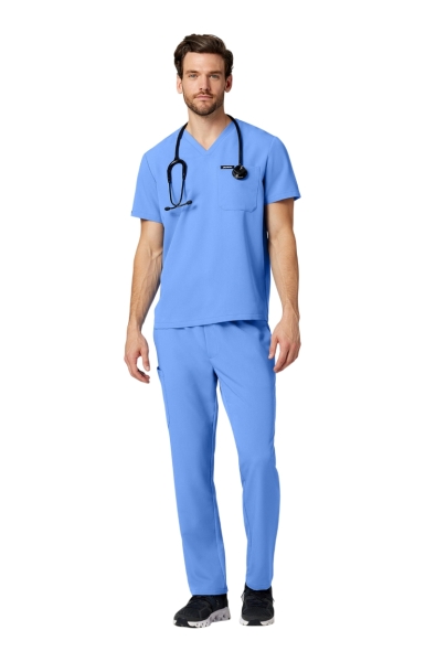 Pantaloni Medicali Jaanuu UltraLAST cu Barieră Fluidă – Rhodes | Ceil Blue - Img 5