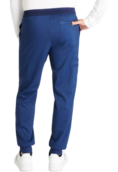 Pantaloni Medicali Jogger pentru Bărbați Cherokee WorkWear Revolution | Navy - Img 3