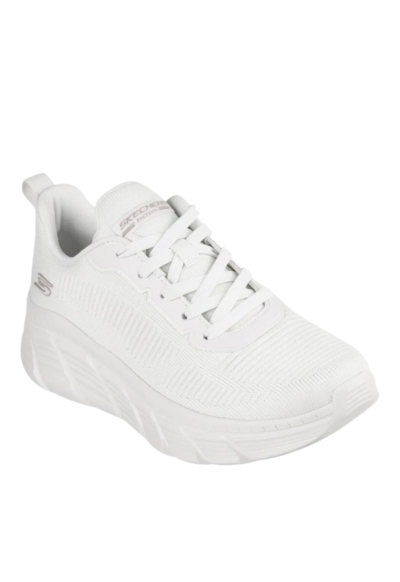 Pantofi Skechers dama - Bobs Flex - Flying Hi | White - Img 2