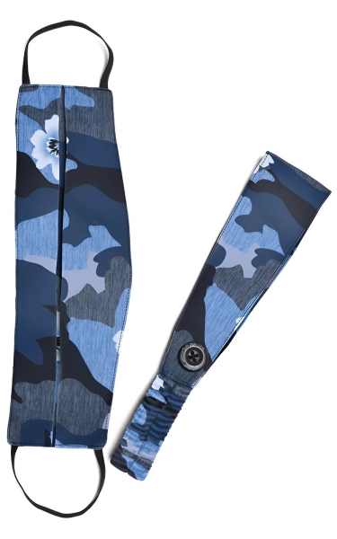 Set Mască + Bentiță Imprimată Koi Happiness | Camouflage Floral