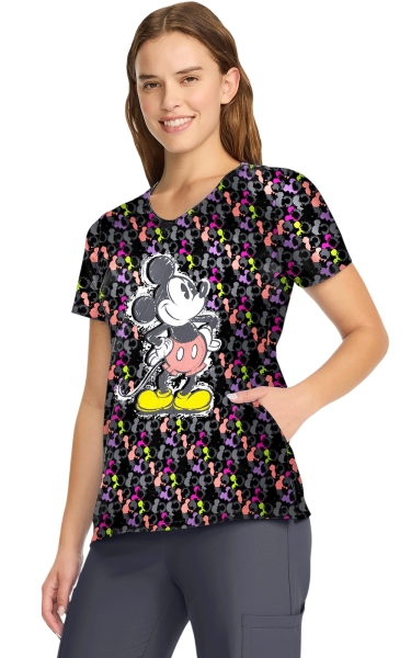Bluză Medicală Cherokee - Disney Tooniforms | Iconic Mickey - Img 2