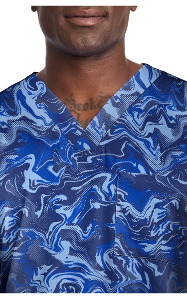 Bluză Medicală Cherokee - Prints Stretch | Halftone Camo - Img 3