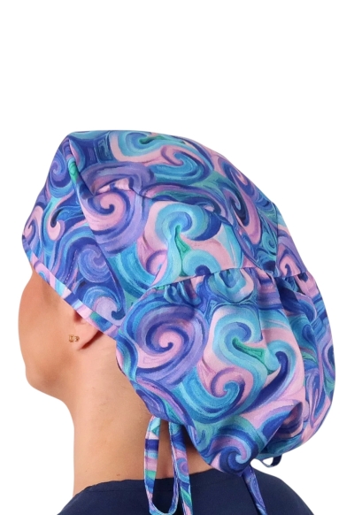 Boneta Chirurgicala Par Lung - Stunning Purple Swirls - Img 4