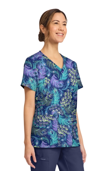 Halat Medical Cherokee - Prints Stretch | Pretty Peacock - Img 4