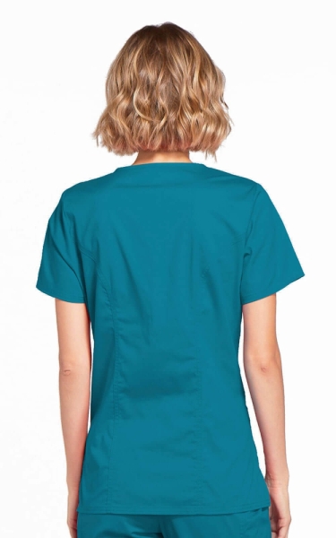 Halat Medical - Cherokee WorkWear - Mock Wrap Core Stretch | Carribbean - Img 2