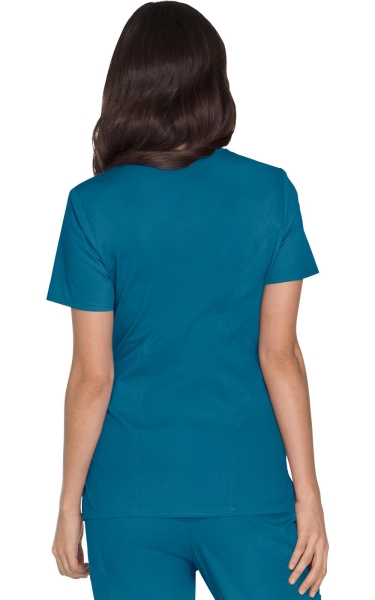 Halat Medical - Cherokee WorkWear - Mock Wrap Core Stretch | Carribbean - Img 2