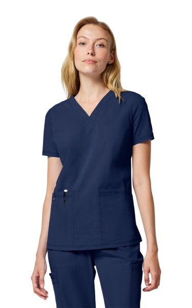 Halat Medical Damă Dickies FORGE - V-Neck | Navy - Img 5