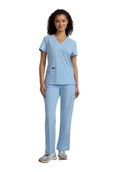 Halat Medical Koi Happiness - Becca | Heather Chambray - Img 3