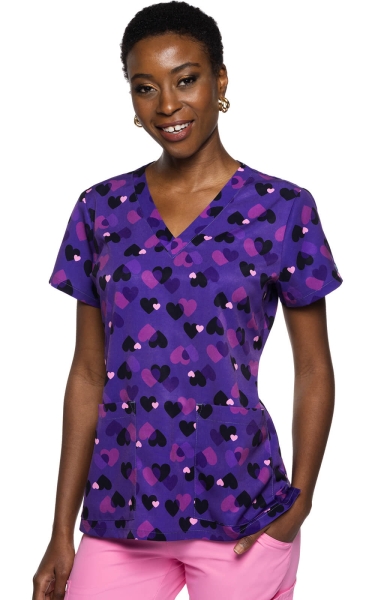 Halat Medical Med Couture - MC Prints | Twilight Hearts