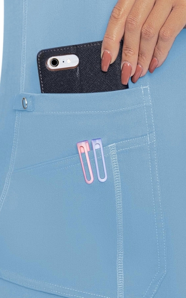 Halat Medical Shirttail Med Couture - Mc Touch | Periwinkle - Img 3