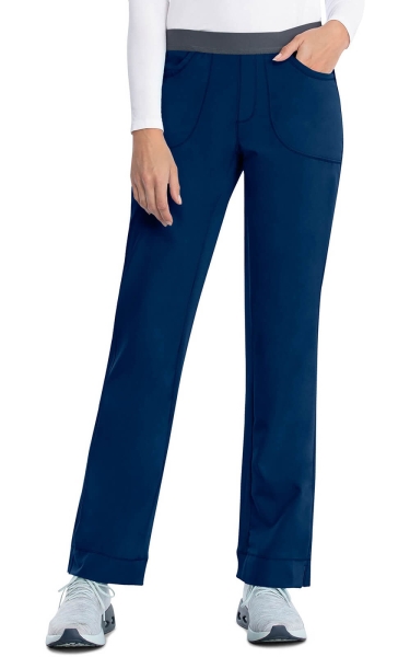 Pantaloni Medicali Antimicrobieni Cherokee PROTX2® Slim cu Talie Joasă - Infinity | Navy