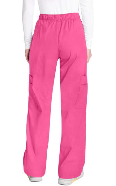 Pantaloni Medicali Cherokee - WW Core Stretch | Shocking Pink - Img 2
