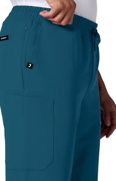 Pantaloni Medicali Jaanuu UltraLAST cu Barieră Fluidă – Rhodes | Caribbean Blue - Img 3