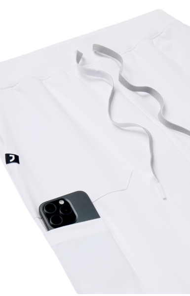 Pantaloni Medicali Jaanuu UltraLAST+TM Slim Fit – Silex | Alb - Img 3