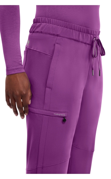Pantaloni Medicali Jogger Healing Hands Naya - 360 | Plum Violet - Img 6
