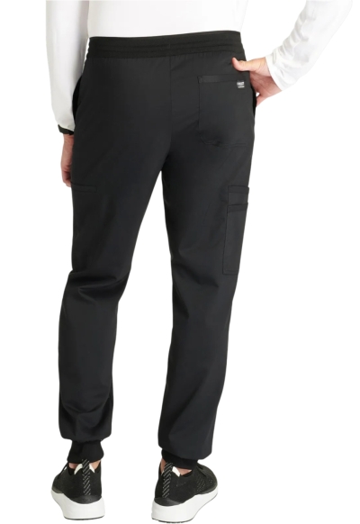 Pantaloni Medicali Jogger pentru Bărbați Cherokee WorkWear Revolution | Black - Img 4
