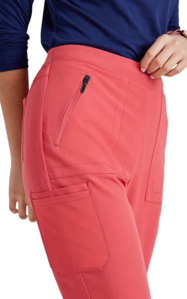 Pantaloni Medicali Slim Barco Unify Purpose | Dusty Red - Img 3