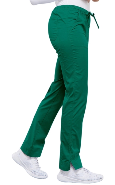 Pantaloni Medicali Slim Elastici Hunter Green | Cherokee WorkWear Core Stretch - Img 4